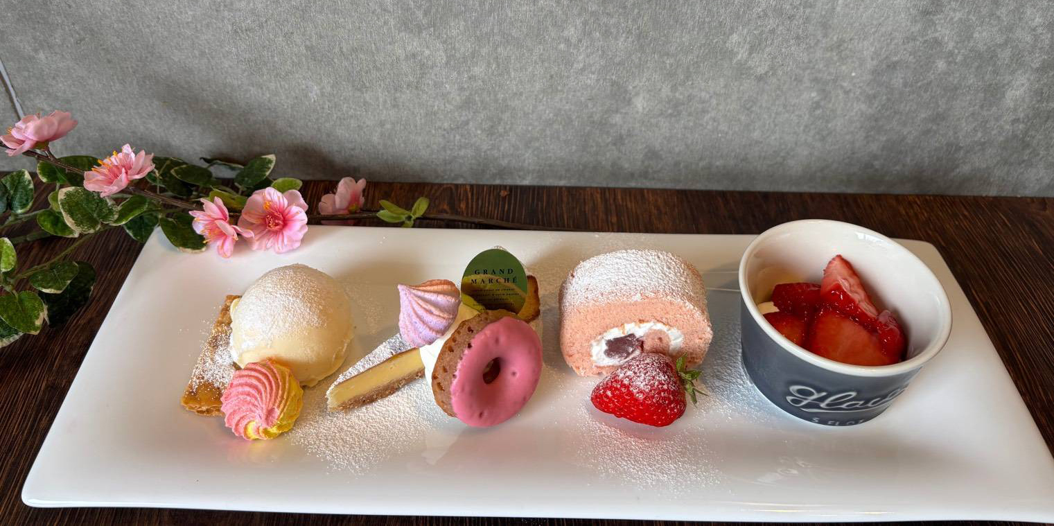愛知県あま市にある洋菓子店、グランマルシェがカフェにて提供している季節のデセールです。